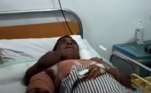  Andriadi sofreu mais perda de sangue do que os médicos esperavam LEIA TAMBÉM: Peladão tenta perseguir van para salvar sobrinha de sequestro fake