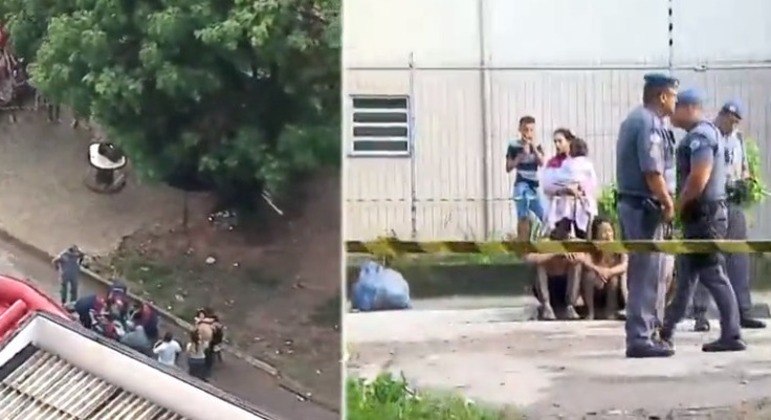 Polícia Militar preserva a área para a realização da perícia