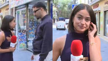 Homem é preso por apalpar ao vivo repórter de TV na Espanha; assista