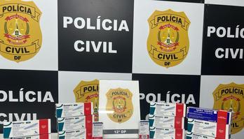 Polícia prende acusado de furtar medicamentos de alto custo  (PCDF/Divulgação)