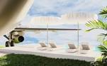 O avião fica na beira de um penhasco perto da praia de Nyang Nyang; portanto, o que não falta neste 'hotel' são paisagens naturais para apreciar