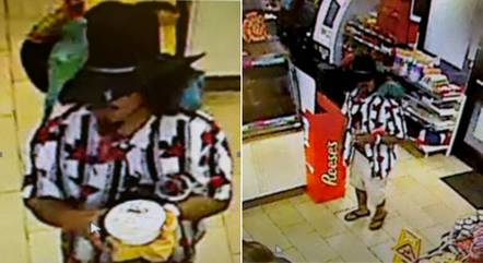 Ladrão estava com três papagaios junto a ele