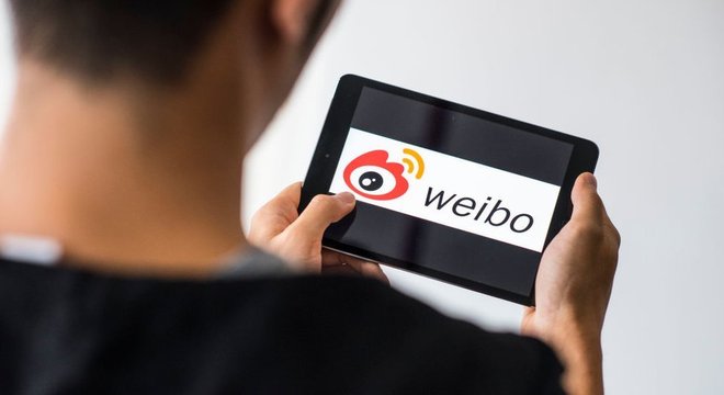 A rede social Weibo é uma das mais populares na China