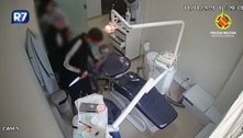PM que reagiu a assalto no dentista registrou o momento: veja fotos 