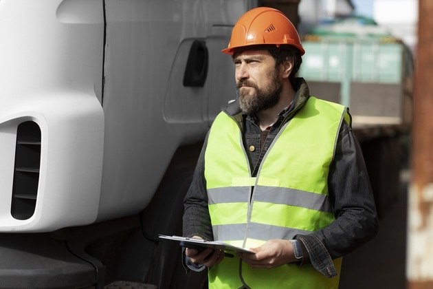 Homem trabalha como analista de frota, setor de logística. Freepik