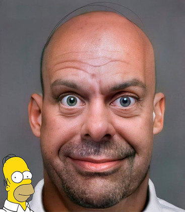  Homer Simpson, o protagonista da série 