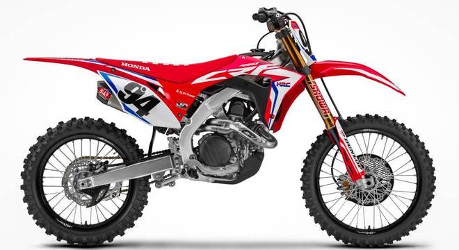 CRF 450 RW, campe de motocross ano passado  a inspirao para a Srie Especial da Bros