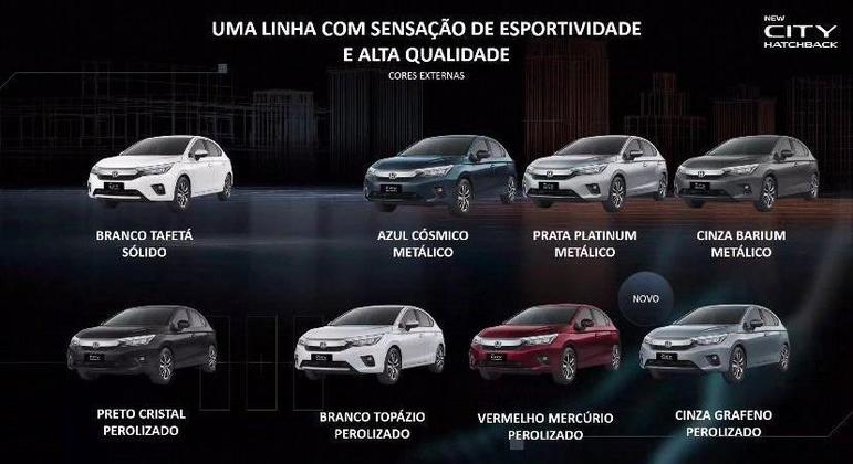 Modelo conta com uma ampla variedade de cores