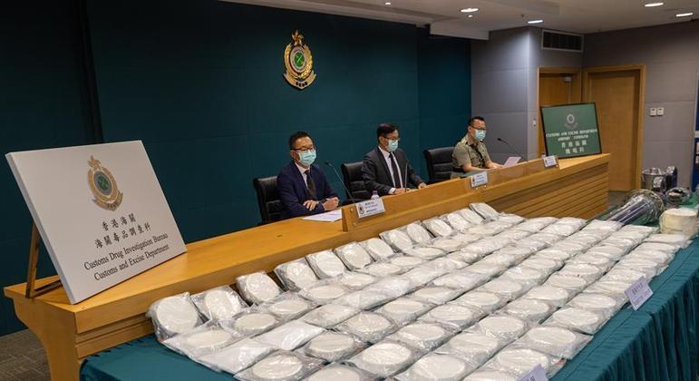 Hong Kong apreende carga recorde de cocaína procedente do Brasil - Vimarsana News