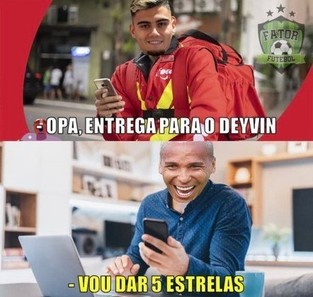 Hora de recordar: Deyverson protagonizou memes após gol do título da Libertadores do Palmeiras diante do Flamengo.
