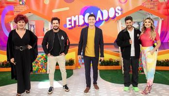 Convidados do Embolados fazem esquenta para estreia de A Fazenda (Edu Moraes/Record TV)