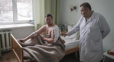 Hospitais recebem vítimas do ataque russo