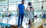 Com vários equipamentos de fisioterapia e reabilitação, o espaço permite a atletas treinarem mesmo que estejam com lesões na parte inferior do corpo