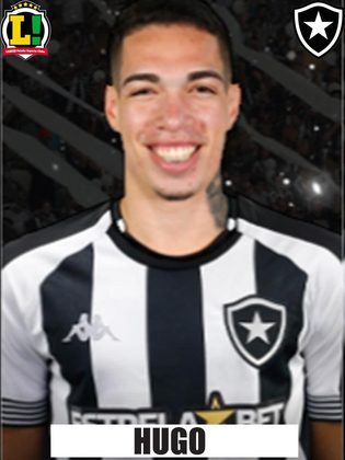 HUGO - 5,0 - Não ajudou a dar uma organização ao Botafogo após a equipe ter sofrido o gol na partida.      