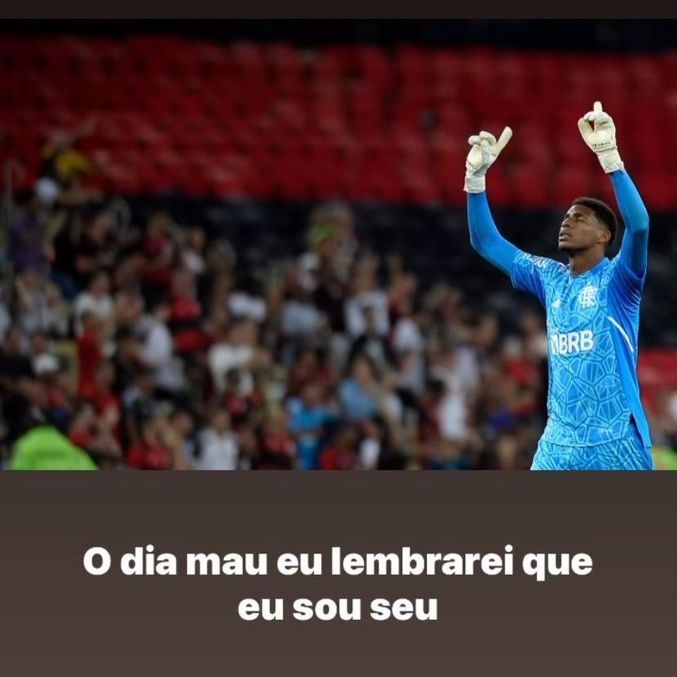 Postagem no Instagram de Hugo Souza