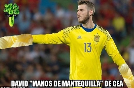 Humor na Copa: De Gea vira meme após falha contra Portugal
