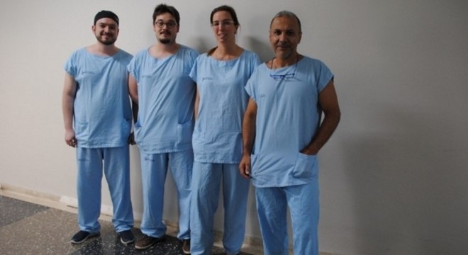 A equipe do Hospital PUC de Campinas