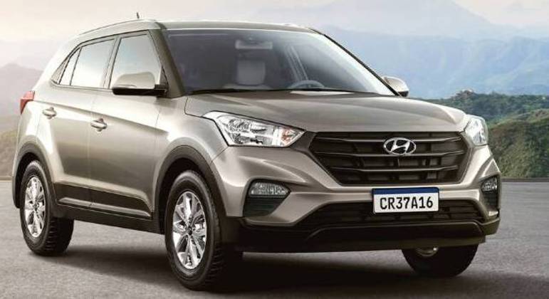 6º - Hyundai CretaComercializado 15.424 vezes entre janeiro e março, o modeloacompanha de perto o concorrente Compass no ranking do período