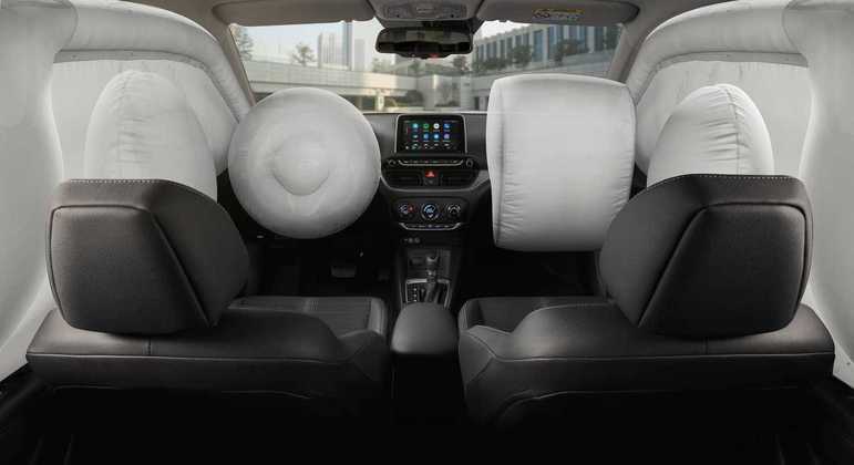 Modelo vem equipado com 6 airbags