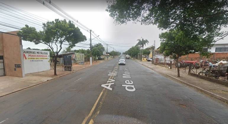 Avenida Mascarenhas de Moraes, onde ocorreu o caso - (Foto: Reprodução/Google Street View)