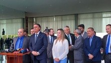 No Alvorada, Ibaneis Rocha confirma apoio a Bolsonaro no segundo turno