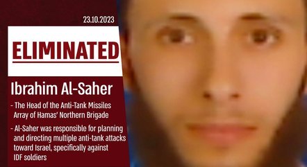 Terrorista Ibrahim al-Saher foi executado pelas FDI
