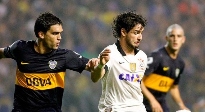 2013 - Oitavas de final. Boca classificado para as quartas.
Ida: Boca Juniors 1 x 0 Corinthians
Volta: Corinthians 1 x 1 Boca Juniors