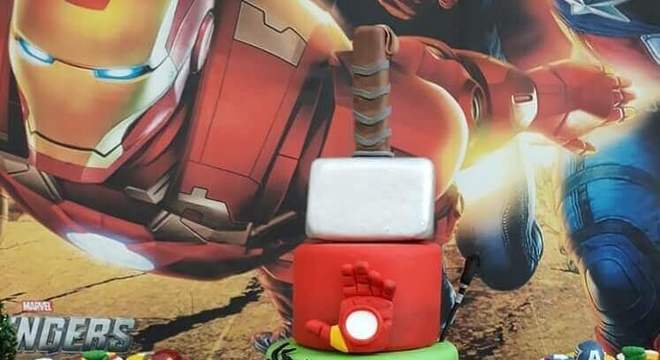 ideias para festa dos vingadores decorada 