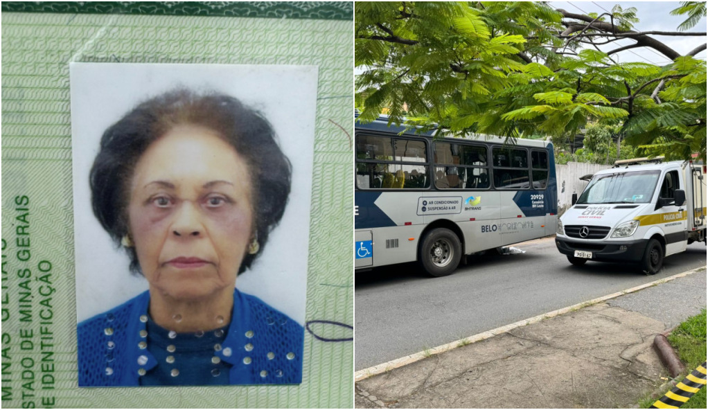Idosa morre após ser atropelada por ônibus em BH