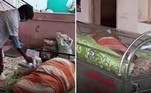 Um idoso dado como morto por engano faleceu após ter sido resgatado da câmera refrigerada na qual aguardava o próprio funeral