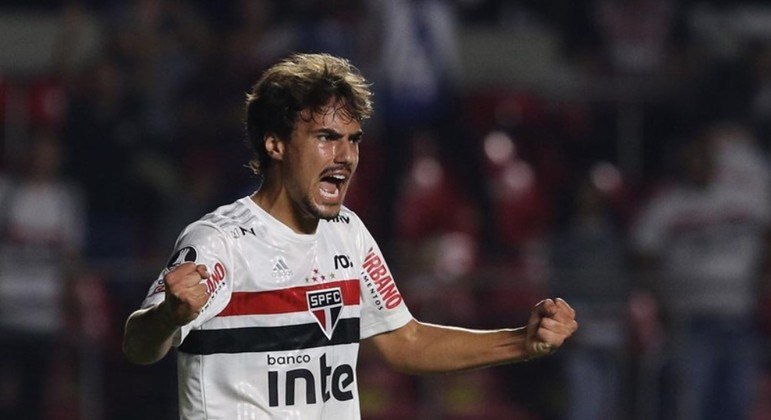 Igor Gomes em partida pelo São Paulo