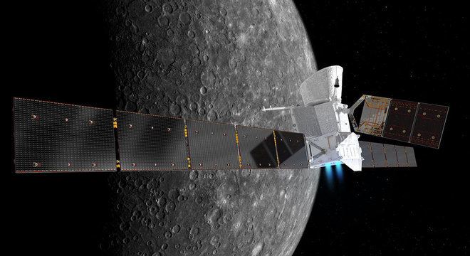  BepiColombo vai demorar sete anos para chegar a Mercúrio