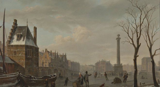 A Europa totalmente coberta de gelo durante invernos seguidos ​​foi um evento comum durante a Pequena Idade do Gelo