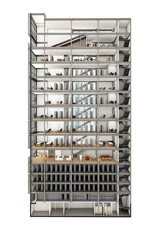 Ilustração da nova biblioteca