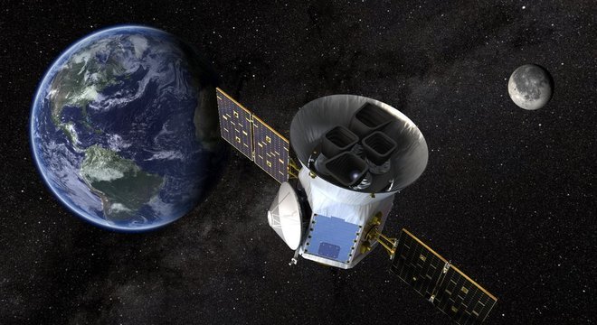 O Tess foi lançado ao espaço pela Nasa há um ano, exatamente em julho de 2018