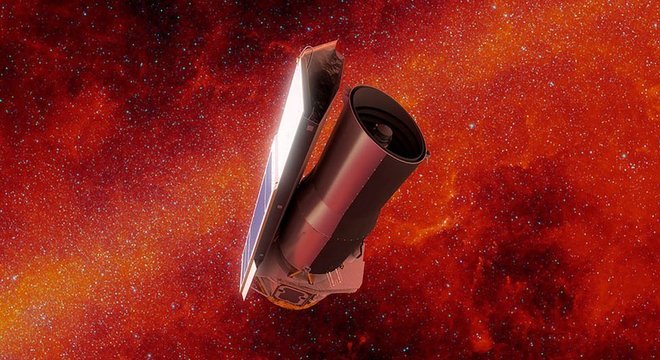 O Spitzer foi o único telescópio capaz de observar o fenômeno