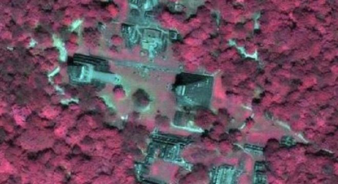 Imagens de satélite têm localizado monumentos maias pela decomposição do calcário