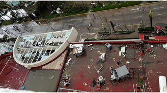 El huracán deja huellas de destrucción en el hotel donde se grabaron los episodios de Chaves en Acapulco – Espectáculos