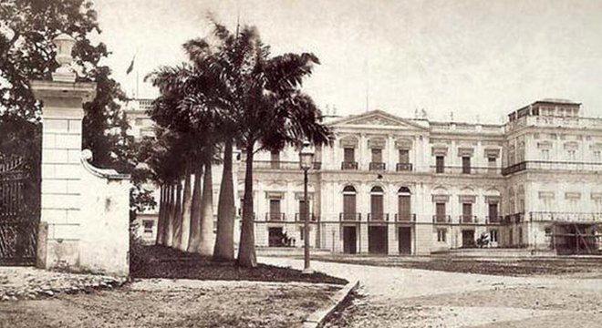 O prédio do Museu Nacional já foi morada da família real no Rio de Janeiro