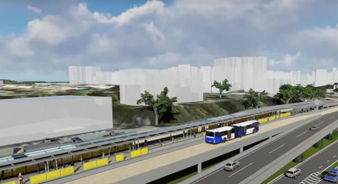 Imagem ilustrativa do BRT de SalvadorÓbras do BRT de Salvador, previsto para a Copa de 2014, devem demorar mais de dois anos para serem concluídas