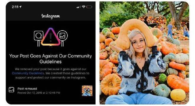 Post removido: artistas pornô dizem que mesmo imagens como a foto acima são constantemente consideradas inadequadas