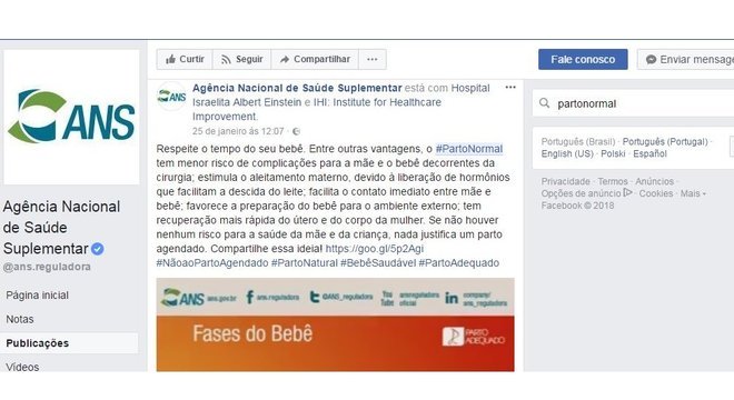 Campanha tenta combater partos agendados e propaga benefícios do parto normal