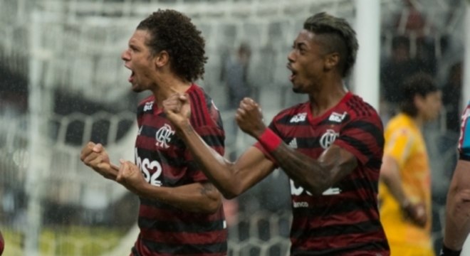 Imagens de Bruno Henrique pelo Flamengo