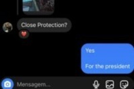 Troca de mensagens no Instagram extraída  do celular de Iuri Gusmão (Reprodução)