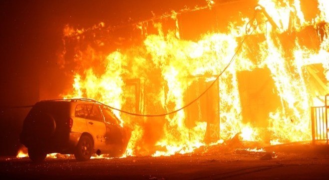 O incêndio de 2018 matou mais de 80 pessoas e destruiu a cidade de Paradise
