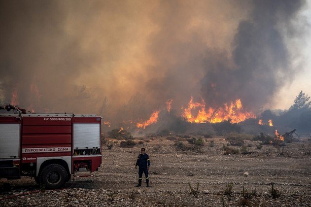 incêndio Grécia