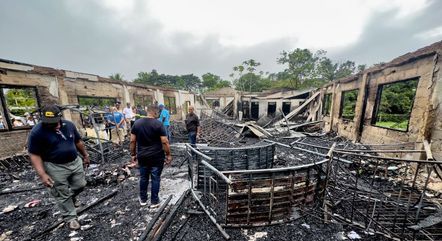 Dormitório estudantil foi totalmente destruído pelo fogo em Mahdia