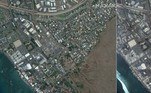 incêndio Havaí antes e depois 