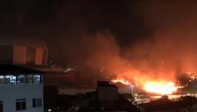 Incêndio destrói mata ao lado de novo estádio do Galo em BH