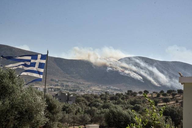 A Grécia, à semelhança de outros países europeus, registou neste fim de semana o primeiro calor do verãoLocal: Anavyssos, na Grécia